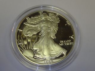 1988 - S American Eagle Proof 1 Oz.  999 Fine Silver Bullion Dollar Coin photo