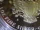 1987 - S American Eagle Proof 1 Oz.  999 Fine Silver Bullion Dollar Coin Silver photo 2