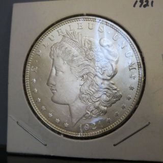 1921 - P Silver Morgan Dollar Coin - U.  S.  Old Money $1 - No Reserve/ photo