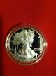 1999 P Proof American Eagle One Dollar 1 Oz.  999 Silver Coin W/ & Ogp Silver photo 1