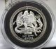 2010 Isle Of Man Angel High Relief 1 Oz Fine Silver Coin & Capsule Silver photo 3