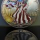 1991 Colorized American Eagle Silver $1 Dollar Coin - & Handling Coins: US photo 2
