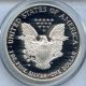 2002 - W Proof Silver American Eagle Pcgs Pr70dcam 1 Oz.  999 Fine Silver Hucky Silver photo 2