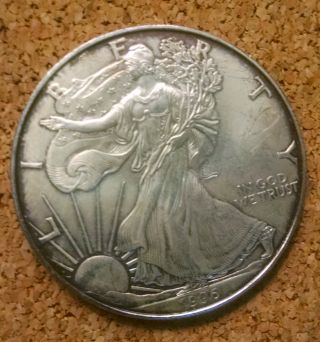 1996 Silver Eagle 1 Oz Silver Dollar photo