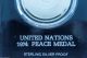 1974 United Nations Peace Sterling Silver Coin Medal Reverse Proof Rare 0605 Silver photo 2