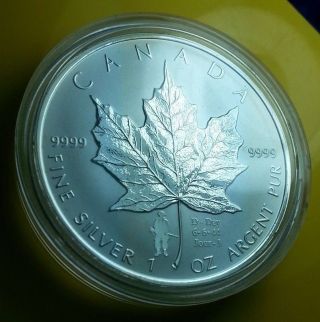2004 Silver Canada Maple Leaf 