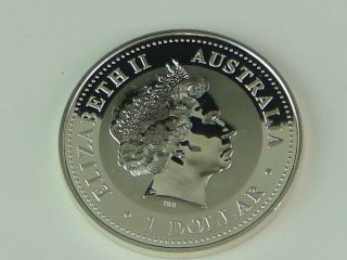 2000.  999 Fine Silver 1 Oz Australian Perth Kookaburra - A203 photo