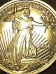 2000 Sterling Silver Walking Liberty/st.  Gauden 24k Gold Plate 25c Coin Silver photo 4