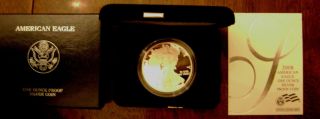 2008 W Silver Proof American Eagle Box Us Coin One 1 Ounce Oz West Point photo