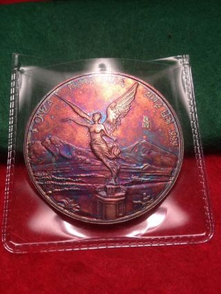 2012 Silver Coin 1 Troy Oz Mexico Libertad.  999 Plata Pura Tone photo