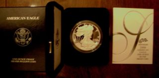 2006 W Silver Proof American Eagle Box Us Coin One 1 Ounce Oz West Point photo