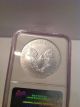 2008 - W Silver American Eagle Ngc Ms 69 Silver photo 3
