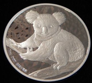 2009 Australia $1 Koala Silver Coin 1oz.  999 Fine Silver Choice Gem Bu Nr photo