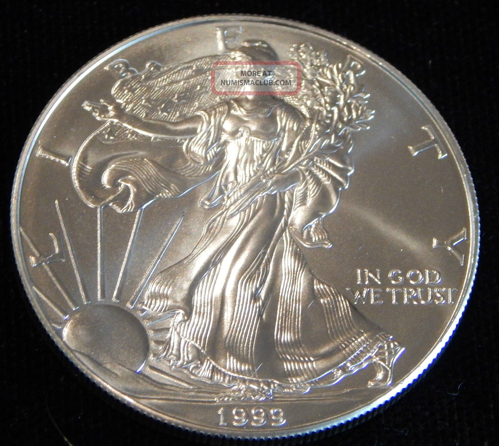 1999 American Silver Eagle Bullion Coin Rare Key Date Choice Gem Bu Nr 1999 American Silver Eagle Bullion Coin Rare Key Date Choice Gem Bu Nr