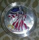1999 American Eagle Silver Dollar,  Liberty In Color 1oz.  999 W/coa Silver photo 1