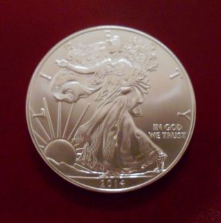 2014 Silver Eagle B/u 1 Oz Fine Silver Dollar photo