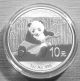 2014 Chinese 10 Yuan Silver Panda 1 Troy Oz China Coin In Capsule Nr Silver photo 2