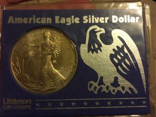 1997 American Eagle Silver Dollar Uncirculated/ Littleton Coin Company photo