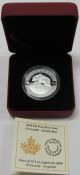 2014 Canada $10 Grizzly Bear 1/2 Oz.  9999 Fine Silver Coin W/ & Silver photo 2