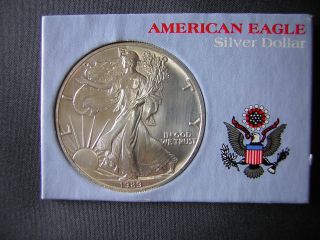 1989 American Silver Eagle Coin photo
