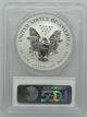 2006 - P Silver Eagle Pcgs Pr - 70 20th Anniversary Reverse Proof $1 Z Silver photo 1