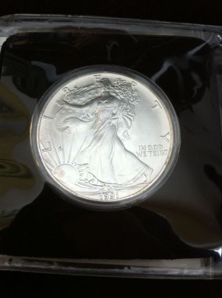 1991 - P American Eagle Silver Dollar Uncirculated photo
