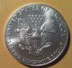 1991 Liberty American Silver Eagle.  999 Fine Silver Coin One Ounce Bullion Silver photo 1