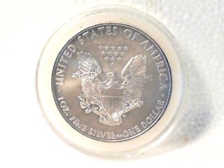2008 American Eagle One Dollar Coin - Liberty Walking.  999 Fine 1 Oz. photo