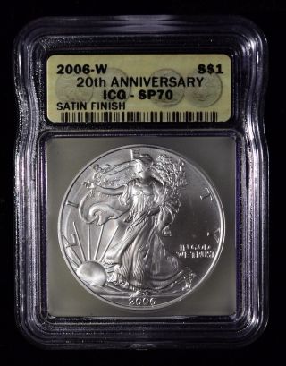 2006 - W Icg - Sp70 American Eagle 20th Anniversary Certified 5728750139 photo