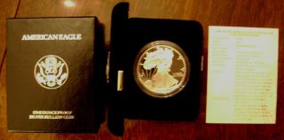 1999 P Silver Proof American Eagle Box Us Coin One 1 Ounce Oz photo