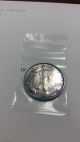1992 American Eagle Silver $1 Coin Rainbow Toned Eagle Purple And Blue Color Silver photo 1
