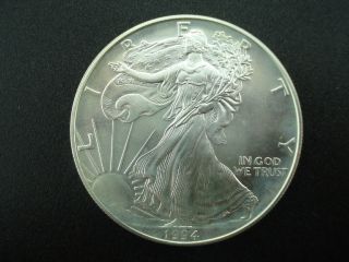 1994 Unc.  American Eagle Silver Dollar $1 Coin Silver Bullion photo
