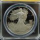 1992 S Proof Silver Eagle Dcam Anacs Pf69.  Proof Coin. Silver photo 2