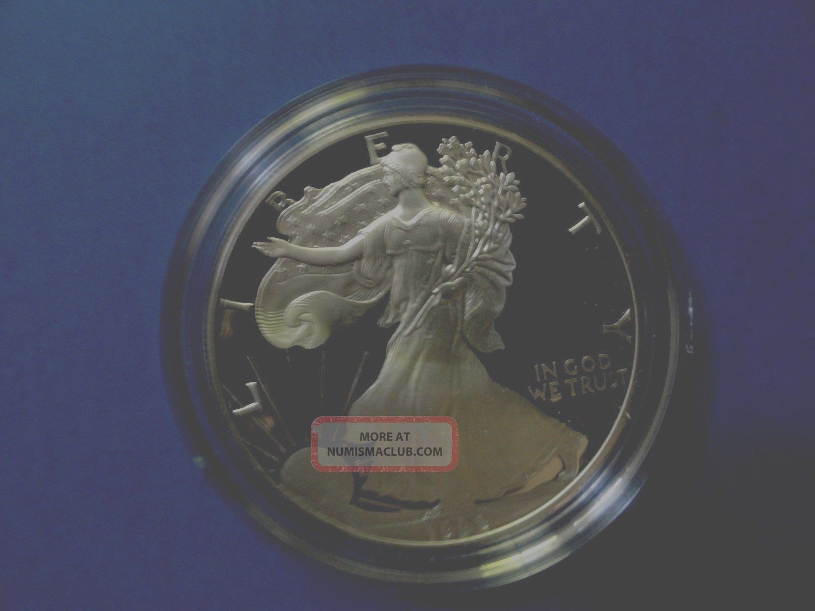 1992 S American Eagle Silver Dollar Proof Coin