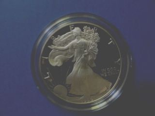 1992 S American Eagle Silver Dollar Proof Coin photo