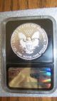 2013 W 1 Oz West Point Silver Eagle Ngc Sp70 Enhanced Early Releases Black Retro Silver photo 1