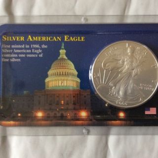 2000 1 Oz Silver American Eagle - Brilliant Uncirculated photo
