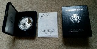 1997 - P 1 Oz Proof Silver American Eagle (w/box &) photo