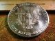 1988 One Ounce 1 Oz.  American Silver Eagle Coin - S&h Usa Silver photo 1