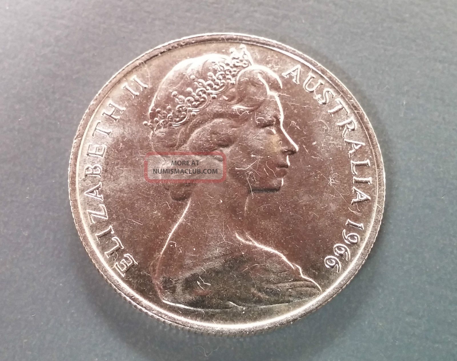 1966 Australia Round 50c Silver (80) Coin