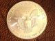 1990 $1 Silver Eagle Coin Slight Toning Coins: US photo 1