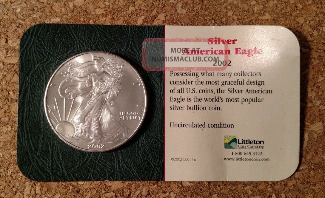2002 1oz Silver American Eagle Dollar 2002-1oz-silver-american-eagle-dollar