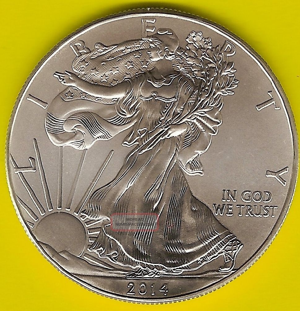 2014 American Eagle 1 Oz. 999 Fine Silver One Dollar Coin