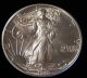 1990 American Silver Eagle Bullion Coin Rare Key Date Choice Gem Bu Nr Silver photo 1