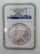 2012 S American Eagle Silver Dollar Ngc Ms70 First Releases Silver photo 1