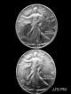 Two Walking Libertys In Vg Shape.  90 Silver For Collectors/investors Silver photo 3