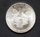 1986 American Silver Eagle Dollar Coin $1 Troy Ounce.  999 Fine Uncirculated Silver photo 1