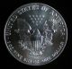 1990 American Silver Eagle 1 Troy Oz.  Bullion Coin W/ Airtite Case 12103 Silver photo 1