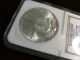1986 $1 American Silver Eagle Ngc Ms 69 Reverse Struck Thru Error Coins: US photo 2