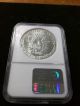 1986 $1 American Silver Eagle Ngc Ms 69 Reverse Struck Thru Error Coins: US photo 3